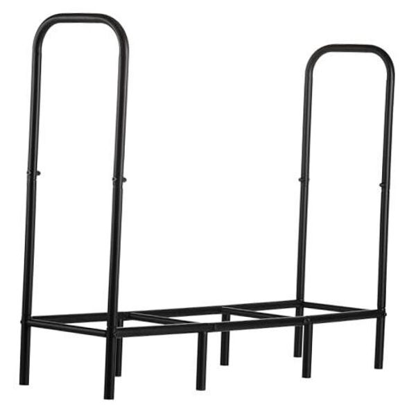 Firewood Rack Stand for Outdoor and Indoor,3.8FT(Capacity 400 Rectangle-400 lbs