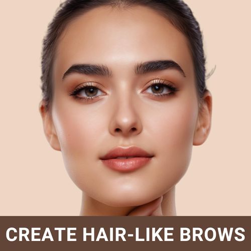 iMethod Eyebrow Pen - Eyebrow Pencil with Micro 4-Fork Tip, Microblading Eyebrow Pen for Natural Hair-Like Brows, Long-Lasting Eye Brow Pencils for Women, Smudge-proof, Brown