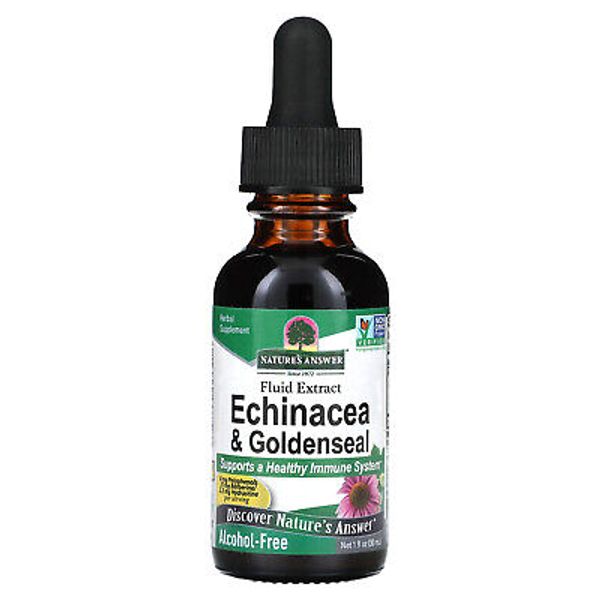 Echinacea & Goldenseal,  Alcohol-Free, 1 fl oz (30 ml)