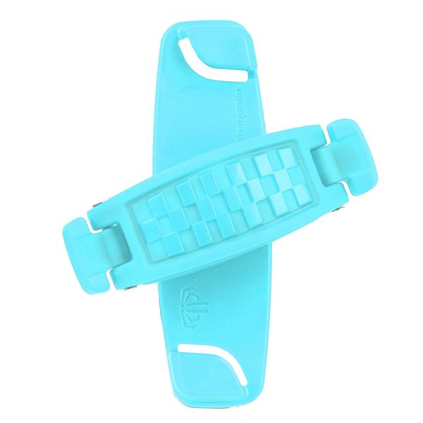 SpiiderGriip 360 Rotating Phone Grip – Flat-Fold Kickstand & Secure Strap – Works with iPhone, Android, Tablets & Cases – Comfortable & Durable (Aqua)