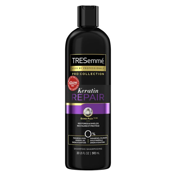 TRESemmé Shampoo for Damaged Hair Keratin Repair Restores and Shields Hair from Damage 20 oz