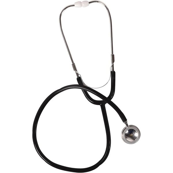 Mabis 75-432-025 Caliber Series Pediatric Stethoscope, Non-Chill Ring, Lightweight, Black