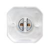 E27 Screw Light Bulb Socket Holder, E27 Lamp Holder Base, Edison Screw E27 Wall Socket, Ceiling Light Fitting, AC 220-250V, White, 6pcs