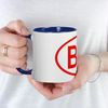 CafePress BV Oval (Red) Mug 11 oz (325 ml) Ceramic Coffee Mug