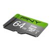 PNY Elite - Flash memory card - 64 GB - UHS-I U1 / Class10 - microSDXC UHS-I