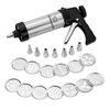 SQ Professional Cookie Press & Icing Set - Biscuit Making and Icing Set for Cake Decorations, 22 Pieces