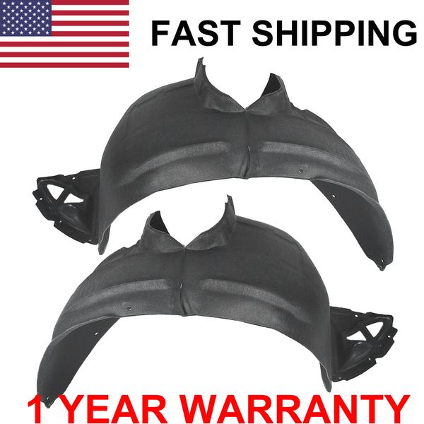 Fender Liner For 2016 2017 2018 Chevrolet Malibu Front Driver & Passenger Side