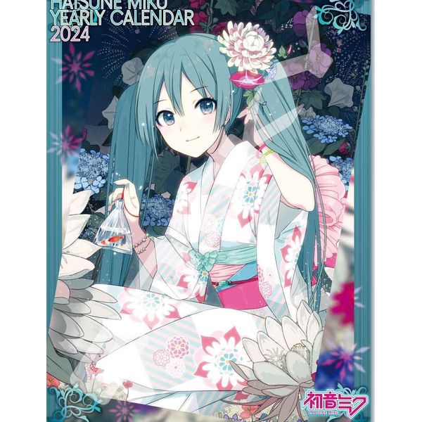 Ensky Hatsune Miku 2024 Wall Calendar CL-059