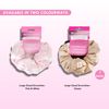 Brushworks Large Classic Cloud Scrunchies - 3 Pack