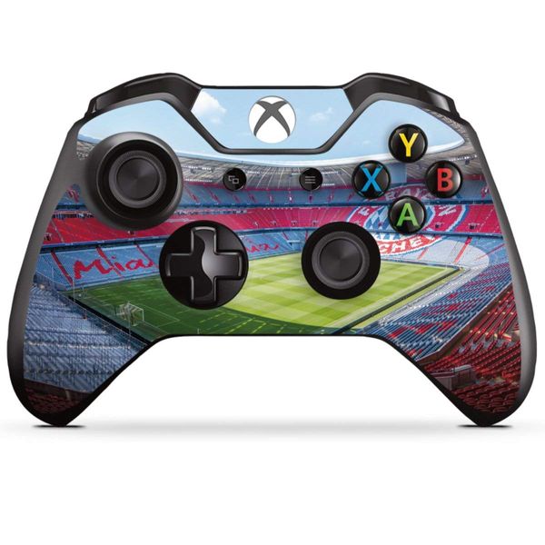 DeinDesign Skin kompatibel mit Microsoft Xbox One Controller Folie Sticker FC Bayern München FCB Stadion