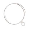 Reading Monocle: Silver Frame, 37 mm Diameter, 1.5 Diopter Lens