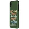 Funny "No One is Perfect" Pencil Has Erasers Case for iPhone X/XS