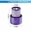 3 Pack Replacement Filters for Dyson V10 Animal Replace Part No 969082-01
