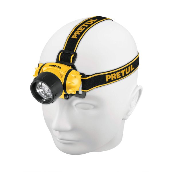 Flashlight head, three AAA batteries 28 lumens, 3 LED, Pretul
