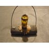 Lighted Flickering Candle Log Ornament / Decoration
