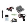 Mini Charger MC1S-KT for Flat Top Rechargeable 3.7V Battery(1 Pack)