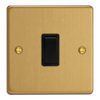 Brushed Brass Light Switch,1 Gang 2-Way, XDE1B.BB