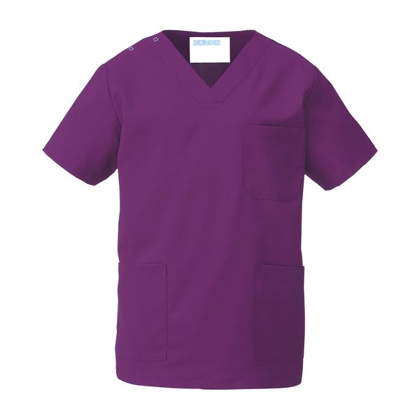 Medical Uniform Surgical Gown Scrub (Unisex) KAZEN Plum Size: L 133-95