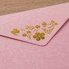 Midori 86506006 Letter Set, Foil Stamped Envelopes, Small Flower Pattern
