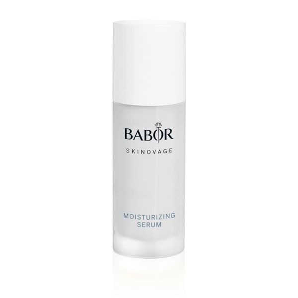 BABOR SKINOVAGE Moisturizing Serum für trockene Haut, Anti-Aging Feuchtigkeitsserum für das Gesicht, Ohne Alkohol, Vegane Formel, 30 ml