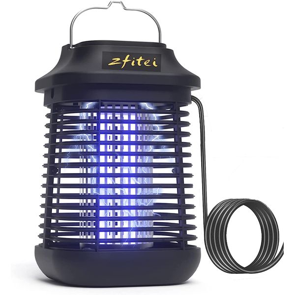 ZFITEI Bug Zapper,Mosquito Repellent,Waterproof Bug Zapper Outdoor,4200V Mosquito Killer for Home Garden Backyard Patio