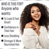 Biotin + Soluble Keratin - 10000mcg Biotin with Clinically Tested Cynatine Keratin. 2-in-1 Hair Growth, Thickening Vitamins Complex. Capsules Supplement for Women, Men with Thinning Hair and Hair Loss