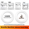 NEOUZA 54mm Brewing Group Head Silicone Gasket 2Pcs Espresso Machine O-Ring Compatible with Breville Sage 450/500/810/860/810/840/870/875/878 Coffee Maker Accessories