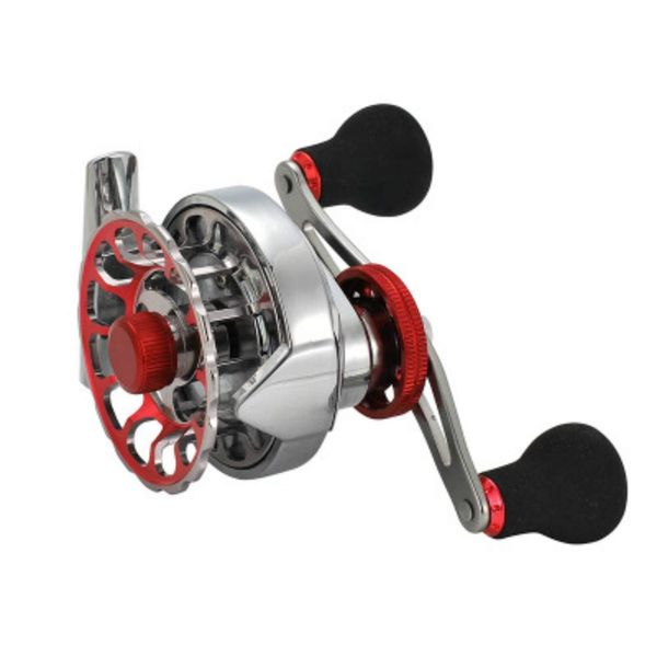 Chinu Reel, Fishing Raft Reel, Drop In, Front Drag, Right/Left Handle, Ice Fishing, Boat Fishing, Maximum Drag Force, 11.0 lbs (5 kg), Gear Ratio, 3.6:1, Raft Fishing, Casserole Fishing, Fishing Reel,