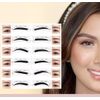 12 STYLE/SHAPE SELF ADHESIVE EYEBROWS STENCIL - 26 pcs pads x 2 eyebrows stencil on every pad.