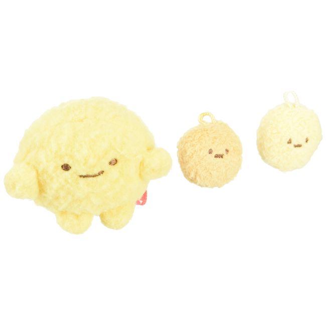 San-X Sumikko Gurashi MY57601 Palm-Size Plush Toy Deep-Fried Egg