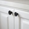 2pcs Stainless Steel Door Knobs for Cabinets, Cupboards & Drawers - Modern Black Handles