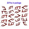 20Pcs Contactless Keychain Anti-Microbial Keychain No Touch Hand Tool Door Open