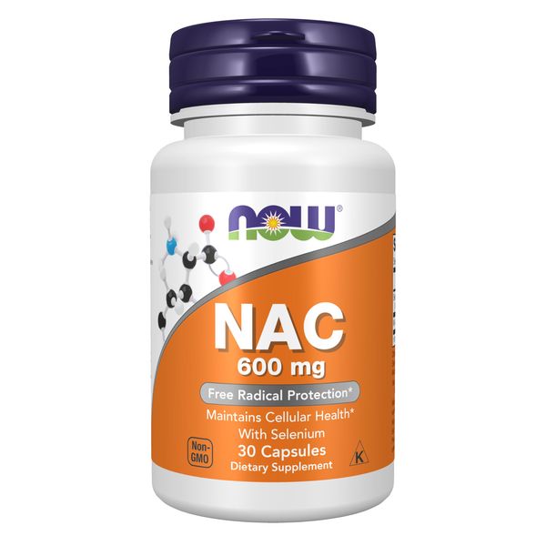 Now foods | NAC 600 mg 30 Capsules