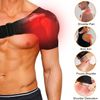 Heated Shoulder Brace Rotator Cuff Support Arthritis Compression Adjustab Sleeve