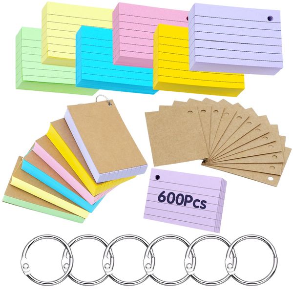 moinkerin Index Cards 1 (Colorful, A8)