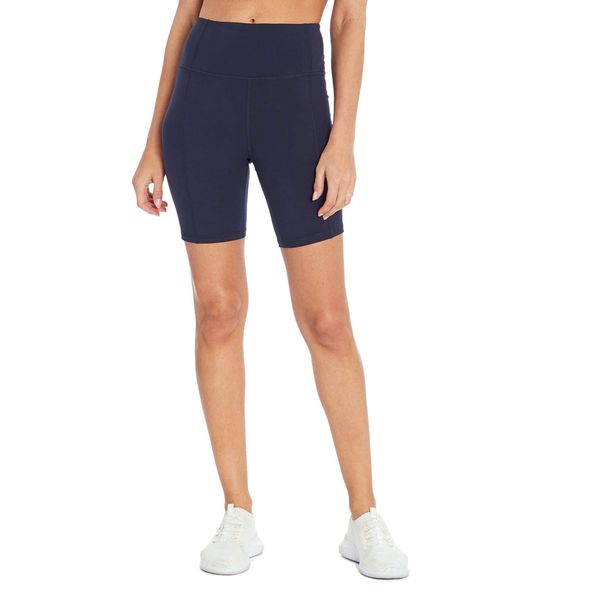 Jessica Simpson Sportswear Tummy Control Bermuda Short, Midnight Blue, Medium