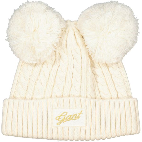GANT Kinder Mütze D1. SCRIPT BEANI, creme Gr. L-XL