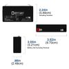 Mighty Max Battery 6V 1.3Ah SLA Replacement Battery Compatible with Bright Way Group BW613F1-2 Pack