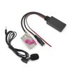 Akozon for RNS-E Bluetooth Adapter, Bluetooth 5.0 Car AUX Cable Adapter with Microphone Replacement For A3 A4 A6 A8 TT R8 RNS-E Headunit