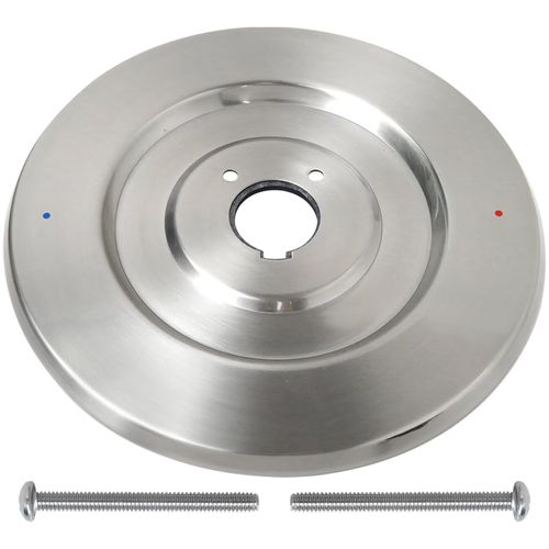 WELURE 16090 Chateau Collection Escutcheon Fit for Moen One-Handle Tub and Shower Faucet Cover Plate, Brushed Nickel