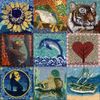 ALEA Mosaic Mosaic Craft Set, DIY, 20 x 20 cm, White