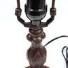 Bieye B10718 Antique Brown Table Lamp Base with E26 Light Socket, 4" Wx14.5 H