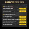 12V 24V Car Battery Tester Load Cranking Charging Voltage Current Test 2000CCA