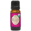 US Organic 100% Pure Geranium Essential Oil - USDA Certified Organic, Steam Distilled - W/Euro droppers (More Size Variations Available) (10 ml / .33 fl oz)
