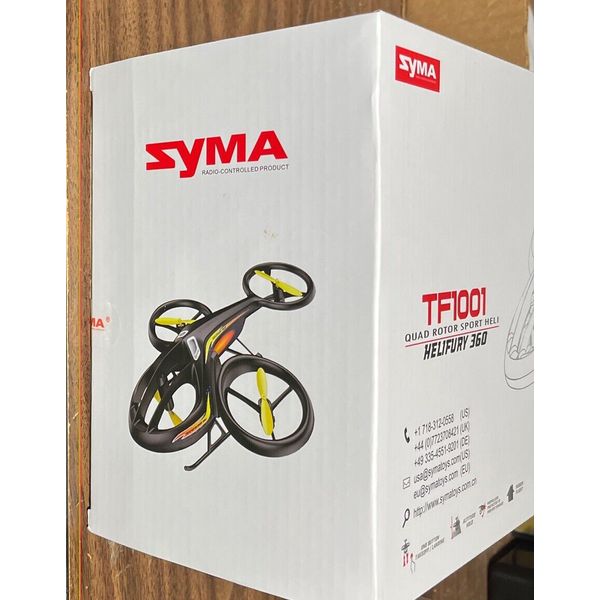 SYMA RC Helicopter, Latest Remote Control Drone with Gyro and LED Black (NEW)