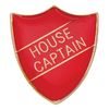 emblems-gifts House Captain Shield Shape Badge ideal for schools (red)