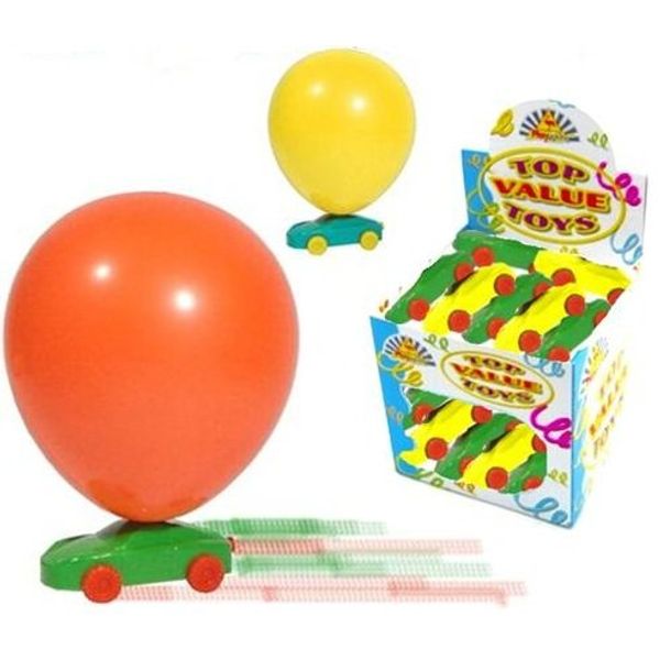 BALLOON RACER CARS (ONE CAR SUPPLIED)