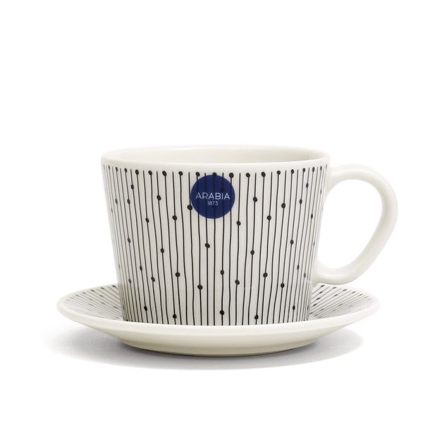 Arabia Mainio Sarastus 100467/468 Cup & Saucer