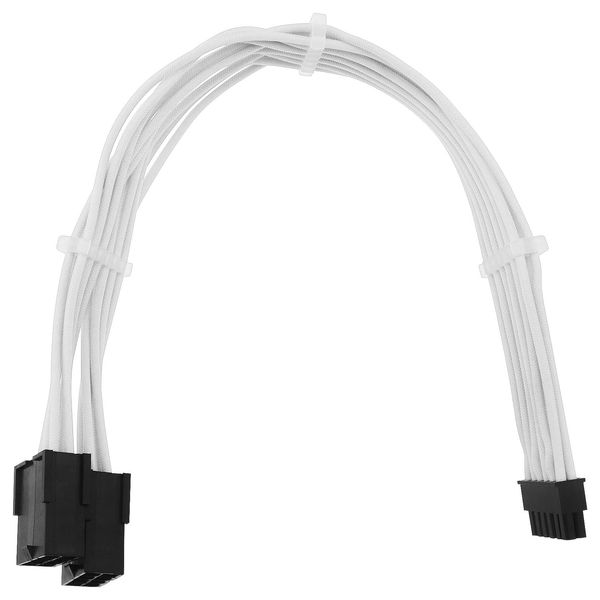 YINETTECH Graphics Card Power Extension Cable 12 Pin to Dual 8 Pin GPU Connector Compatible with NVIDIA Ampere GEFORCE RTX 3060ti 3070 3080 FE Funder Edition White