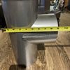 6” stainless steel stove pipe/chimney tee